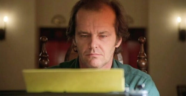 Man looking at the laptop