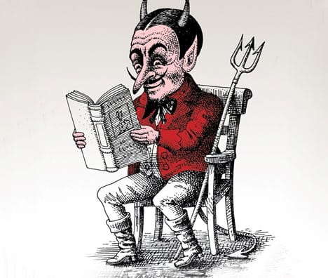 From the cover of the University of Georgia Press Edition of The Devil’s Dictionary. 